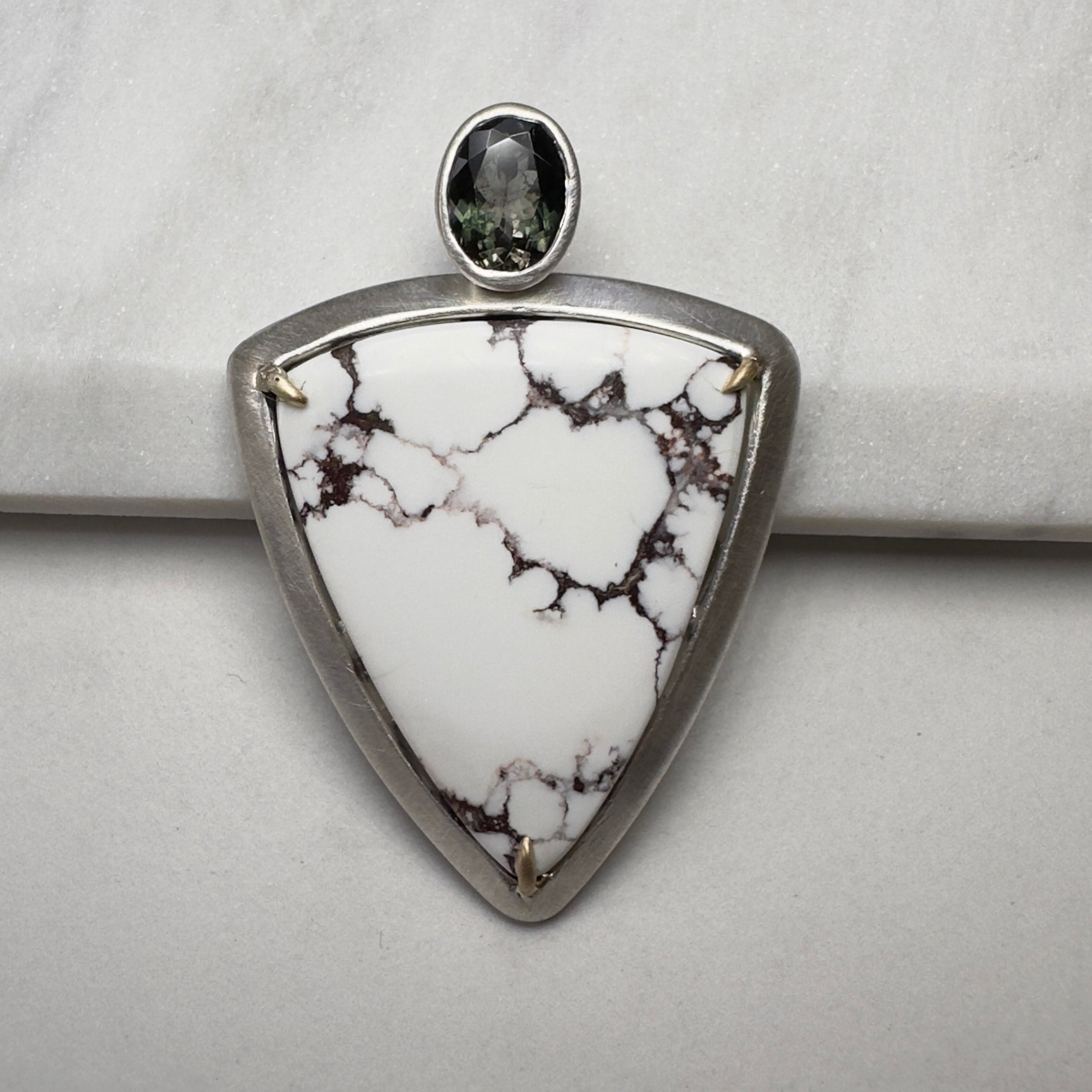 White buffalo turquoise pendant store